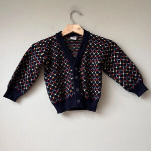 Vintage Carters Toddler Cardigan Sweater Size 4